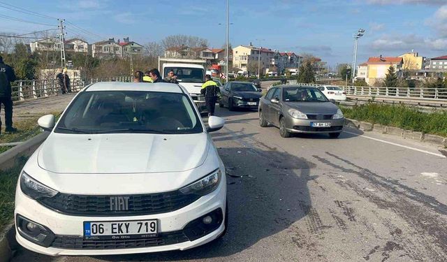 Sinop’ta zincirleme kaza: 1 yaralı