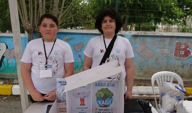 Samsun'da ortaokul öğrencileri yaptı! Çöpleri kendi ayırıyor