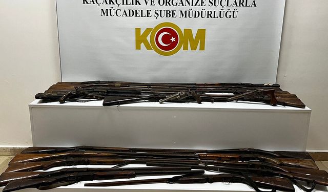 Atakum’da Osmanlı dönemine ait silahlar ele geçirildi
