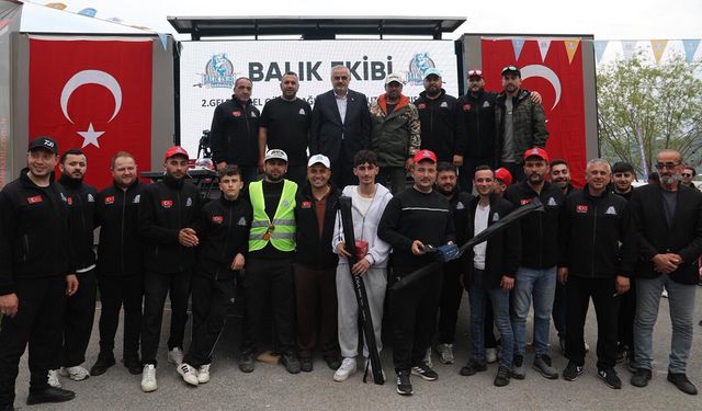 Bafra’da oltalar yarıştı! En büyük alabalık için mücadele