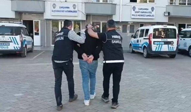Zehir taciri Çarşamba'da kıskıvrak yakalandı!