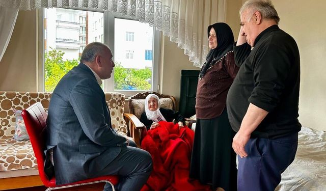 Başkan İbrahim Sandıkçı'dan gönüllere dokunan ziyaret