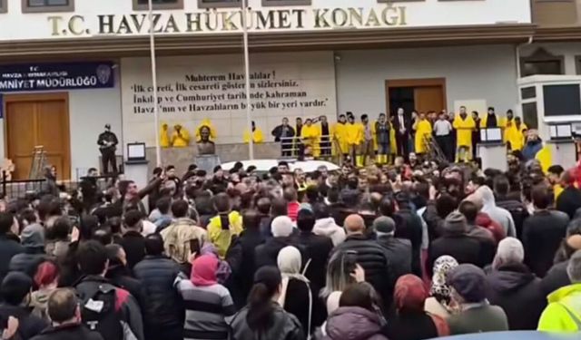 Selin vurduğu Havza'da tansiyon yükseldi! Vatandaşlar eylem yaptı