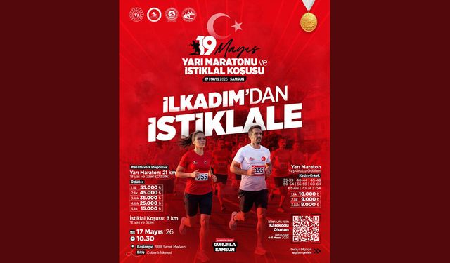 Samsun'da 19 Mayıs coşkusu parkurlara taşınıyor