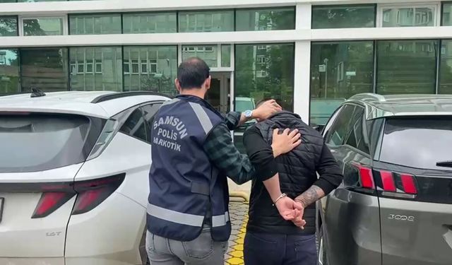 Firari zehir taciri Samsun'da kıskıvrak yakalandı