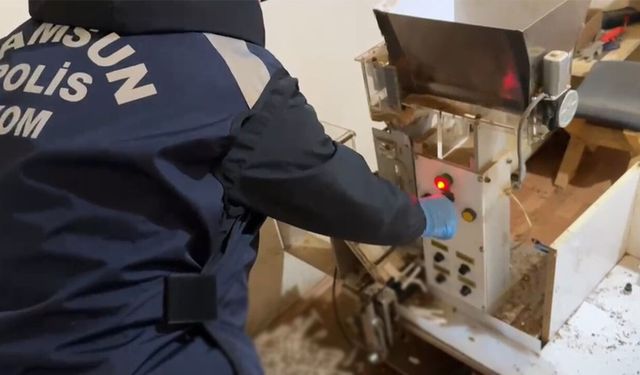 Samsun’da kaçak üretime polis darbesi!
