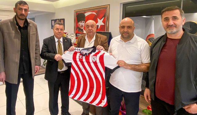 Samsunspor’dan Turan Özön’e ziyaret: Projeler konuşuldu