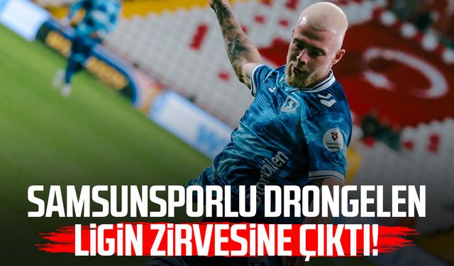 Samsunsporlu Rick van Drongelen ligin zirvesine çıktı!