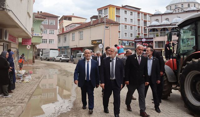 Sel felaketinin ardından Saadet Partili Mehmet Karaman’dan Havza çıkarması