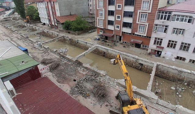 Selin ardından kritik adım! Havza’da yıkım çalışmalarında son gelindi