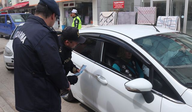 Trafik güvenliği için Bafra’da sahaya indiler