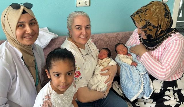 Bafra'da anne ve bebek sağlığı için kapı kapı ziyaret