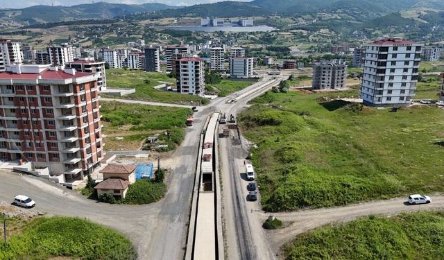Samsun'da yol yatırımları hız kesmeden sürüyor!