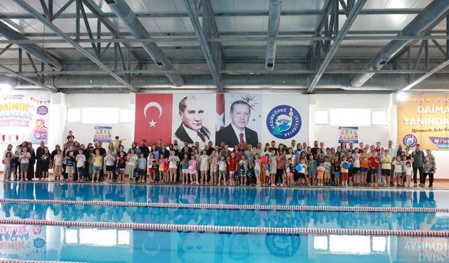Vezirköprü'de Minik Kulaçlar Yaz Şenliği coşkuyla tamamlandı