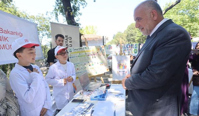 Canik'te genç beyinlerden hayran bırakan sağlık projeleri