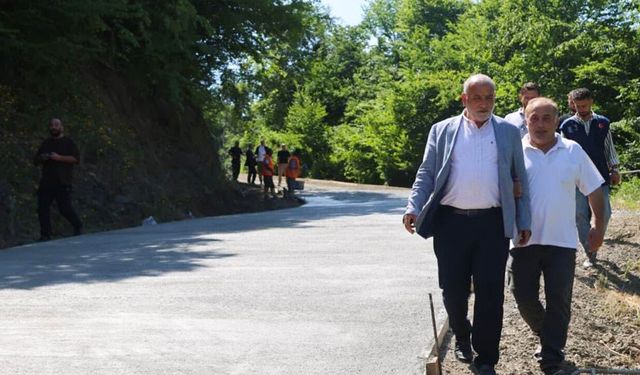 Canik'te yeni yollar hizmete hazırlanıyor