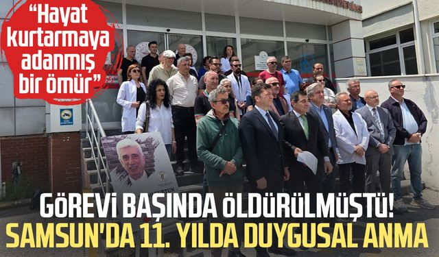 Dr. Kamil Furtun Samsun'da ölümünün 11. yılında anıldı