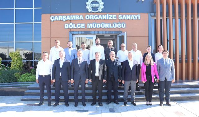 Vali Orhan Tavlı başkanlığında Çarşamba OSB zirvesi