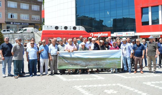 Havza'da o projeye mahalleliden tepki: "Toprağımızı koruyacağız"