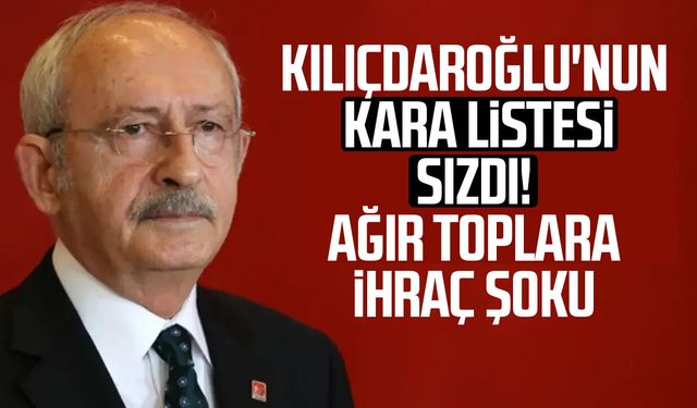 Kılıçdaroğlu'nun ihraç edeceği 10 isim belli oldu iddiası