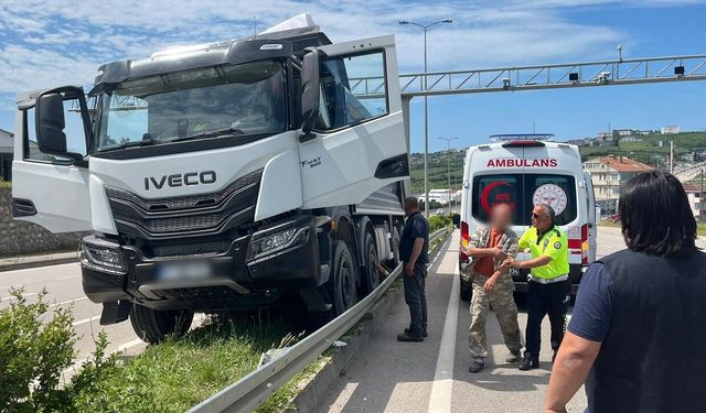 Samsun yolunda yürekler ağza geldi!