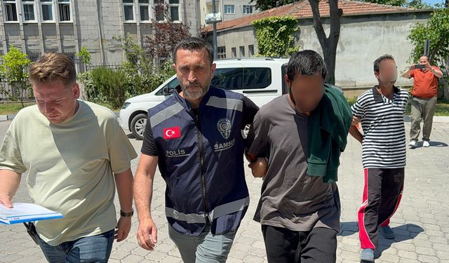 Samsun'da belediyenin mazgallarını çaldılar!