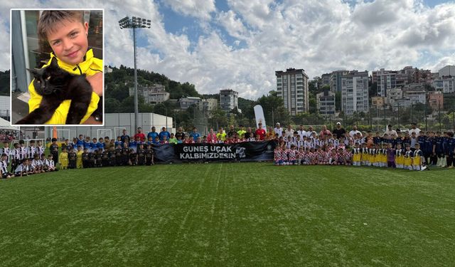 Samsun'da futbol şöleni! Küçük Dev Adamlar sahne aldı