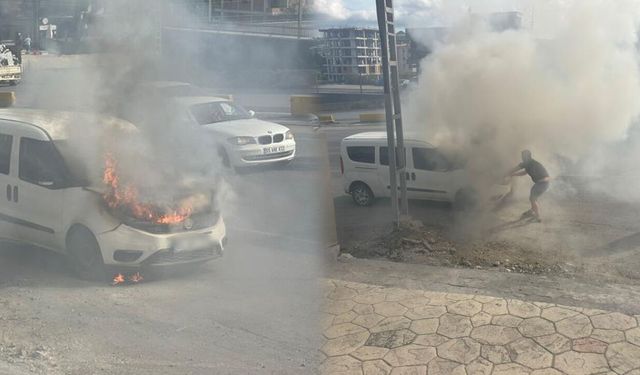 Samsun'da korku dolu anlar! Vatandaşlar seferber oldu