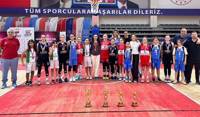 Samsun'da pota heyecanı sona erdi