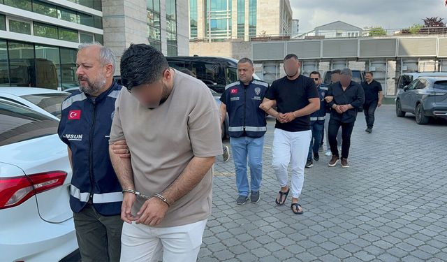 Samsun'da tefecilik operasyonu! Şüpheliler adliyede