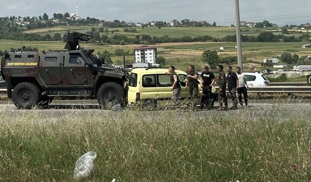 Samsun'da zincirleme kaza! Zırhlı polis aracı da karıştı