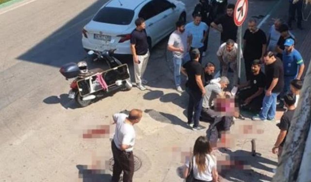 Sokak kan gölüne döndü, yaralı babanın feryadı yürek dağladı