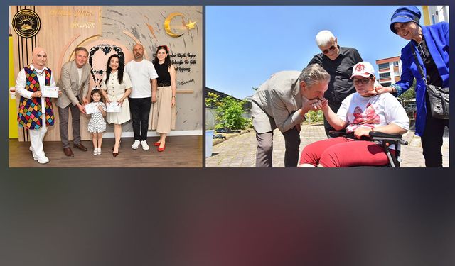 Tekkeköy'de minik yüreklerden büyük iyilik