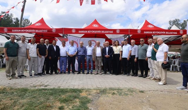 Samsun'da menemen şöleni! 10 bin kişi akın etti