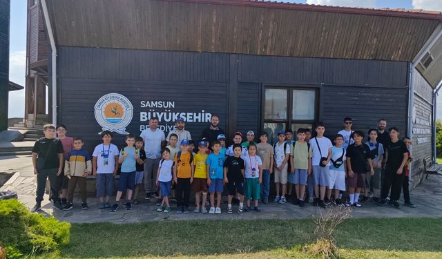 Samsunlu öğrenciler doğa harikası Kızılırmak Deltası'nı keşfetti