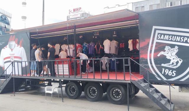 Samsunspor tırı Çarşamba’da!