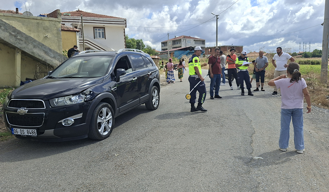 Bafra'da korkutan kaza! Motosiklet sürücüsü yaralandı