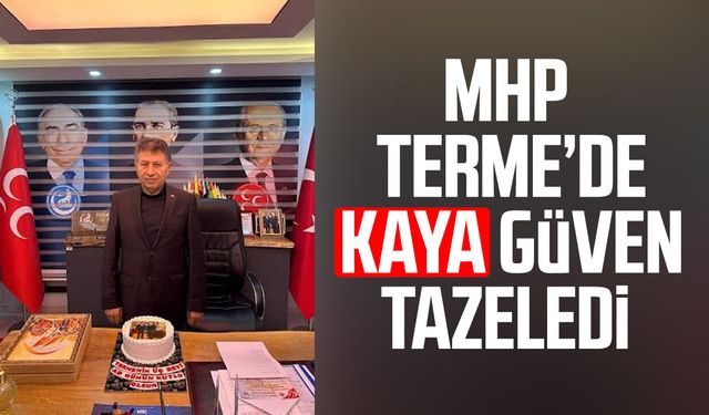 MHP Terme'de güven tazeledi: Ercan Kaya yeniden başkan