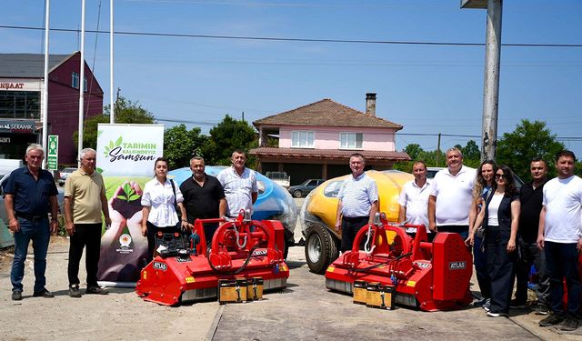 Samsun Büyükşehir'den kivi üreticilerine destek