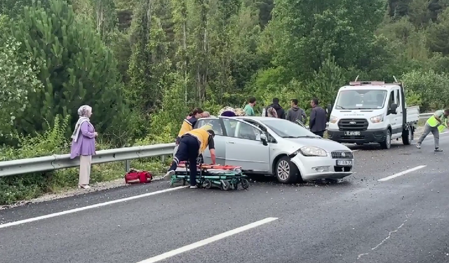 Samsun istikametinde kaza! Facia ucuz atlatıldı