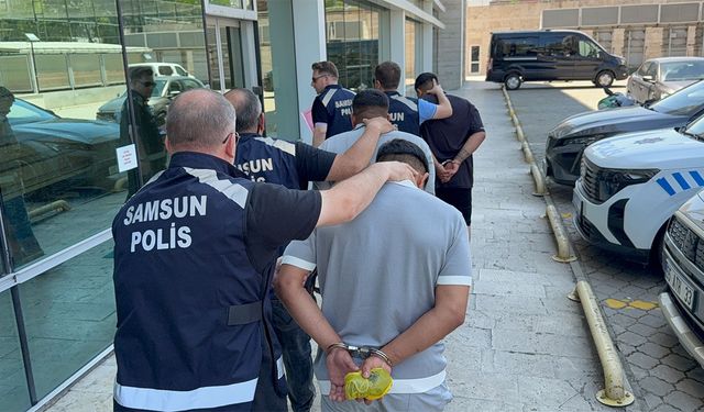Samsun'da sokakta silahlar konuştu! 3 tutuklama
