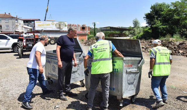 Tekkeköy'de daha temiz mahalleler için çalışma