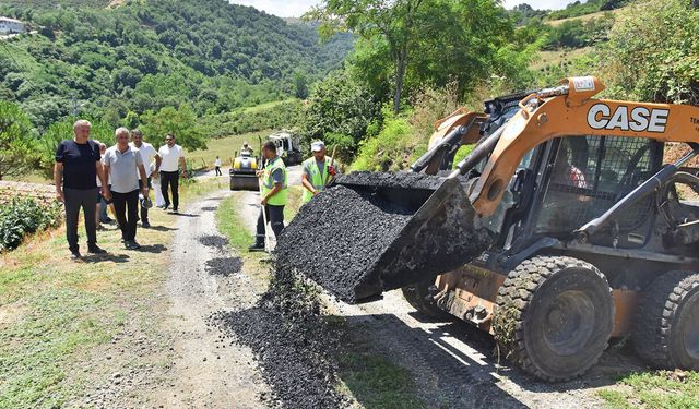 Tekkeköy Belediyesi'nden mahallelere asfalt hamlesi
