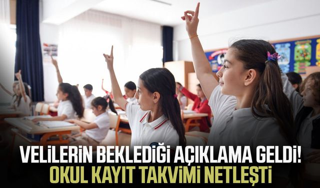 Velilerin beklediği açıklama geldi! İlkokul kayıt takvimi netleşti