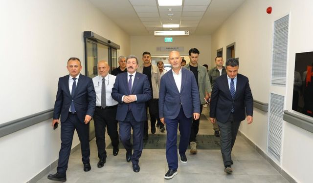 Süleyman Soylu'dan Samsun Şehir Hastanesi'ne ziyaret