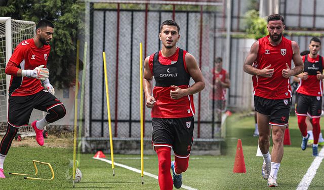 Yeni transferler ilk kez Samsunspor formasıyla sahada