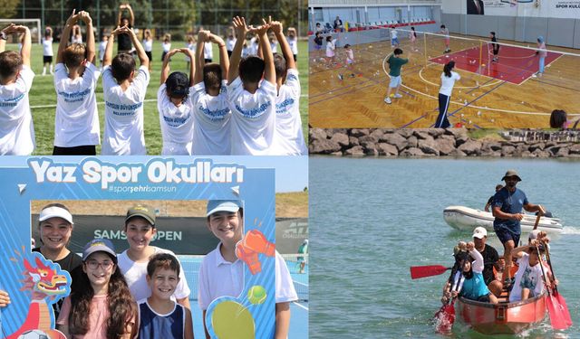 Samsun'da çocuklara 11 branşta ücretsiz spor fırsatı