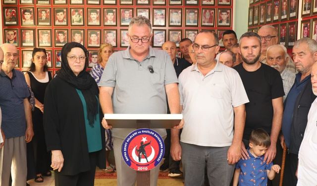 Bafra'da şehit aileleri ve gazilerden "adalet" vurgusu