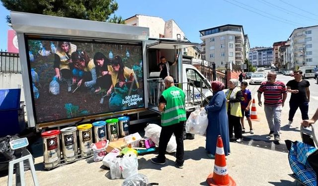 Canik'te atıklar kazanca dönüşüyor: Vatandaşa nakit iade