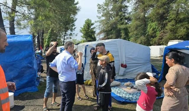 Başkan Hüseyin Güneş'ten tarım işçilerine geçmiş olsun ziyareti